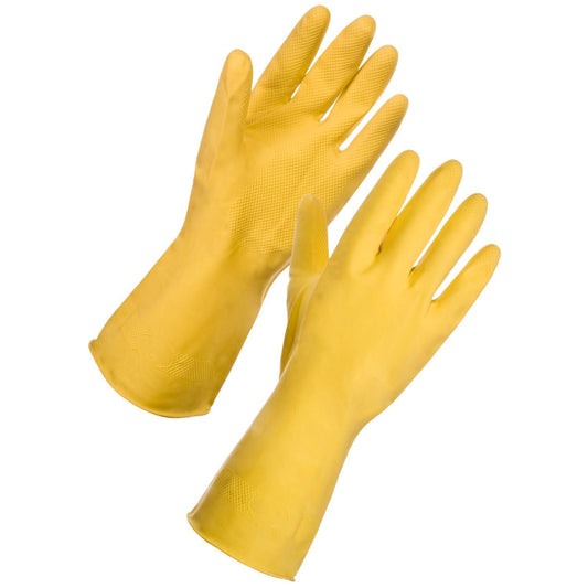 Yellow Household Latex Gloves