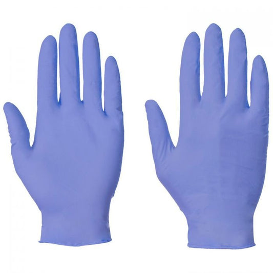 Powder Free Nitrile Gloves - Blue
